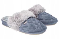 American Club SL14 Elegáns Meleg Topánka Női Papucs Kék 37 (SL14/23)