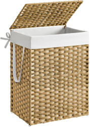 Brius Cos rufe capac ratan sintetic sac detasabil 90l, 46x33x60 cm, design natural, natur (EZ-LCB051N01V1)