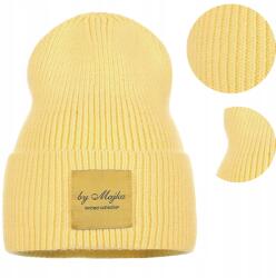 Majka Női sapka Női Téli Meleg Kihajtható Majka Sárga