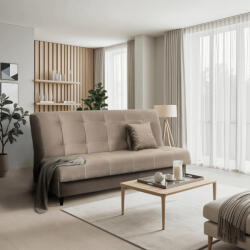  Zestaw 2x Wersalka Rozkładana LIMA Beżowa (ME-PPHUE-MARIO-PAROS3-Z2-WER)