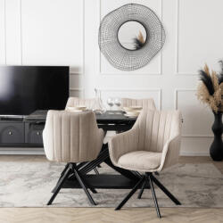 Forgó Étkezőszék Krém Színben. MUMBAI (ME-ME-MUMBAI-KR-T-K)