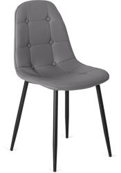 Szürke Eco-bőr Étkezőszék. ARIS (ME-ME-ARIS-P-E-K)