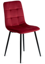  Bordó Bársony Étkezőszék. PERU (ME-ME-PERU-BOR-V-K)