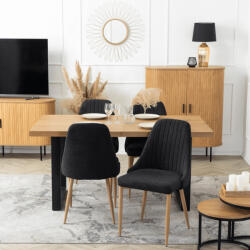 Fekete Étkezőszék TORINO (ME-ME-TORINO-CZ-D-T-K)