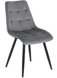  Szürke Bársony Étkezőszék RIO (ME-ME-RIO-P-V-K)