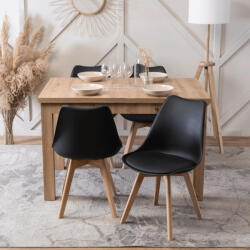  Bővíthető Étkezőasztal Artisan Tölgy Színben. SKUBI 120-160 cm (ME-W-SKUBI-DA-S)