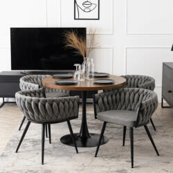 Szürke Fonott Étkezőszék EMPOLI (ME-ME-EMPOLI-P-T-K)