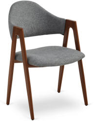 Elegáns Étkezőszék Szürke/Dió Színben. RUIZ (ME-ME-RUIZ-P-O-T-K)