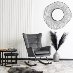  Hintafotel Szürke Bársony Kárpittal. JACKSON (ME-ME-JACKSON-P-V-FW)