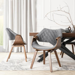 Szürke Bársony Étkezőszék. LUISE (ME-ME-LUISE-P-O-V-DG-K)