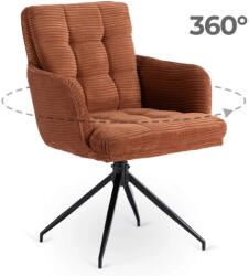  Forgó Étkező/Tárgyaló Fotel Rozsdabarna Színben (ME-ME-AKITA-RD-SZTR-K)