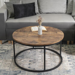  Dohányzóasztal Rusztikus Tölgy Színben. TIM MAX (ME-ME-MAXTIM-DRU-CZ-L)