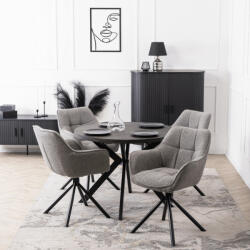 Forgó Étkezőszék Szürke Színben. PEONY (ME-ME-PEONY-P-T-K)