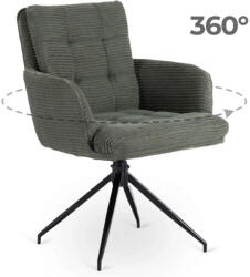  Forgó Étkező/Tárgyaló Zöld Szürke Színben. Akita (ME-ME-AKITA-Z-SZTR-K)