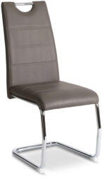 Szánkótalpal Étkezőszék Szürke Színben. LOPEZ (ME-ME-LOPEZ-P-CH-E-K)