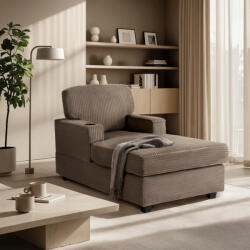  Modern Fotel Barnás-Bézs Színben. NEO (ME-ME-NEO-BZ-SZTR-FW)