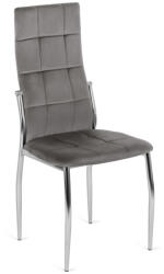  Szürke Bársony Étkezőszék. MOLLY (ME-ME-MOLLY-P-CH-V-K)