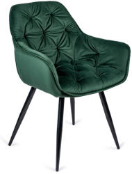 Zöld Bársony Étkezőszék. POLA (ME-ME-POLA-Z-V-K)