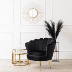  Fotel Szürke Bársony Kárpittal. ANGEL (ME-ME-ANGEL-CZ-V-FW)