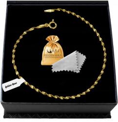 Golden Haus Divatos Arany Női Karkötő 18cm/1.7mm Ezüst 925 585 Neki (złota bransoletka na rękę 585 dla niej żony)