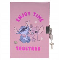 PASO Jegyzetfüzet Napló A5 Rózsaszín Kislánynak Lilo És Stitch Angel (DS25AA-3556)