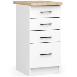 Akord Olivie konyhaszekrény S 40 cm 4S fehér (KS0POLIBIA016)