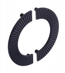  Bútorfogantyú félkör matt fekete CB1193Z128. N2 1db (CB1193Z128.N2)