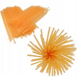 Szívószál cső 100 db Egyszerű Narancssárga (Orange)