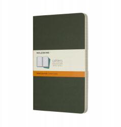 Moleskine 3 db-os Moleskine füzet szett Cahier Journals L vonalas, zöld (MOCH016K15)