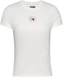 Tommy Hilfiger Női Tommy Jeans DW0DW20316 Essential Logo Póló törtfehér Méret M (DW0DW20316 YBL)