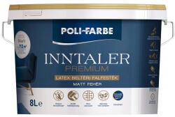 POLI-FARBE Inntaler premium fehér 8 l latex beltéri falfesték 1020101028 (1020101028)
