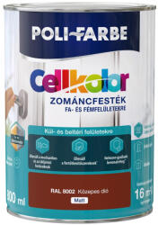 POLI-FARBE Cellkolor Közepes dió RAL 8002 0, 8l matt Zománcfesték 2030101024 (2030101024)