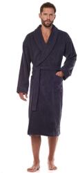 L&L Roland frottír fürdőköpeny, sötétszürke, 4XL