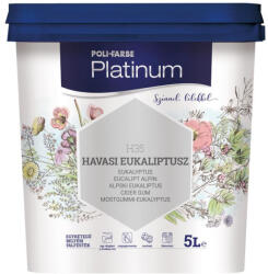 POLI-FARBE Platinum havasi eukaliptusz 5 l színes beltéri falfesték 1010101060 (1010101060)