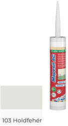 Mapei Szaniter szilikon 103 Holdfehér Mapesil AC 310 ml 7482 (4810342IT)