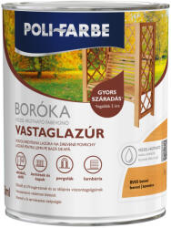 POLI-FARBE Boróka borovi 0, 75 l vizes bázisú lazúrfesték 4934 (4934)