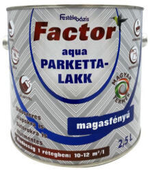 Festék Bázis Factor Aqua Parkettalakk magasfényű 2, 5 l 820 (820)