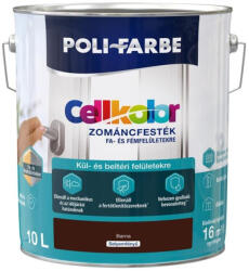 POLI-FARBE Cellkolor barna 10l selyemfényű Zománcfesték 1030101028 (2030104022)