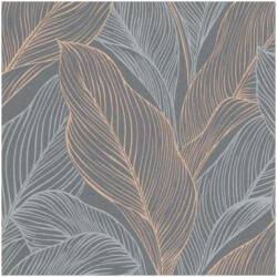 ERISMANN Levélmintás sötétszürke színárnyalatú Vlies Tapéta COLLAGE/ERISMANN 10282-10 10282-10 (10282-10)