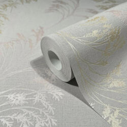 NOVAMUR Levélmintás szürke színű vlies tapéta Jackie 6819-20 6819-20 (6819-20)