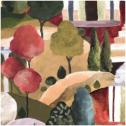 MARBURG Fa mintás színes vlies tapéta Leyla/Novamur 81662 81662 (81662)