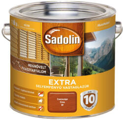 AKZO NOBEL Sadolin Extra cseresznye 2, 5 l selyemfényű vastaglazúr 5064030 (5064030)
