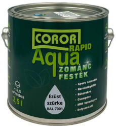 Festék Bázis Coror Rapid Aqua VÍZBÁZISÚ Zománcfesték Ezüstszürke RAL 7001 2, 5l 135 (135)