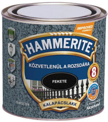 Akzo Nobel Hammerite közvetlenül rozsdára festék fekete kalapácslakk 0, 25 l 5093270 (5093270)