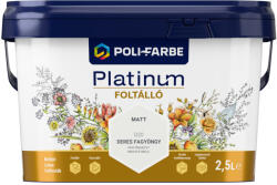 POLI-FARBE Platinum Foltálló deres fagyöngy színű 2, 5l beltéri latex falfesték 2050102009 (2050102009)