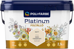 POLI-FARBE Platinum Foltálló Erdei tündérfürt ET20 2, 5l beltéri latex falfesték 1010107029 (1010107029)