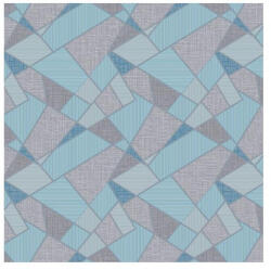SINTRA Geometriai mintás kék színárnyalatú vlies tapéta Sherwood 420447 420447 (420447)