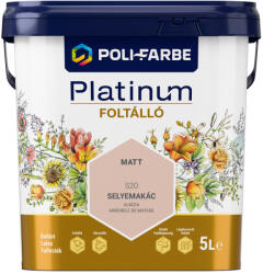 POLI-FARBE Platinum Foltálló Selyemakác S20 5l beltéri latex falfesték 1010107068 (1010107068)