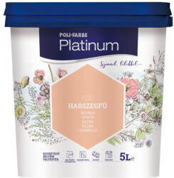 POLI-FARBE Platinum habszegfű 5 l színes beltéri falfesték 30101039 (30101039)