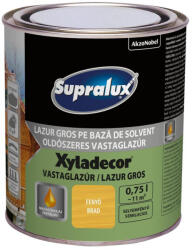 AKZO NOBEL Supralux Xyladecor fenyő 0, 75l selyemfényű oldószeres vastaglazúr 5164256 (5164256)
